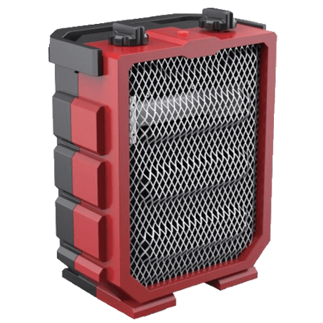 Lifesmart Compact Utility Heater w/ Retractable Handle - Angle