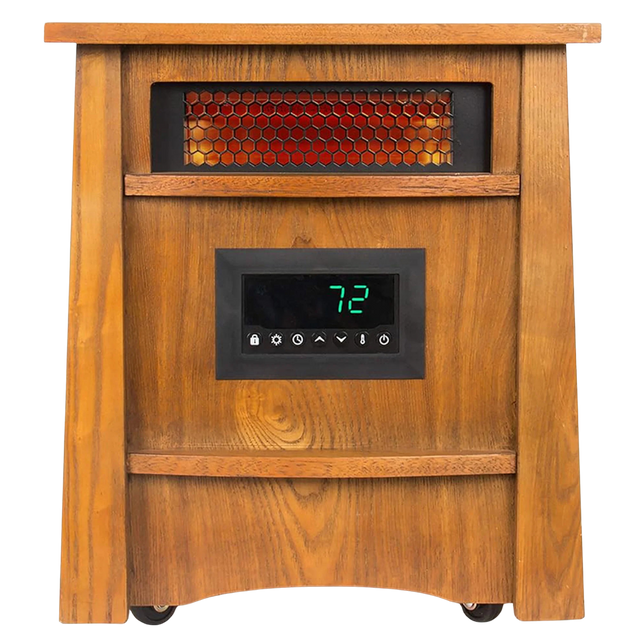 LifeSmart Infrared Heater Wood Cabinet 8 Element - Main