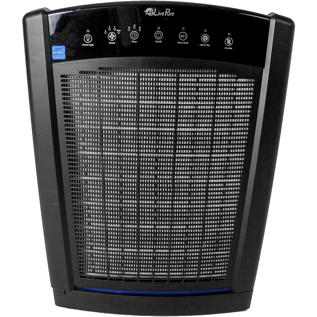 LivePure Bali HEPA Air Purifiers Black