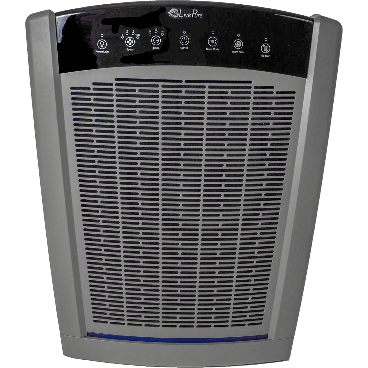 LivePure Bali HEPA Air Purifiers Gray