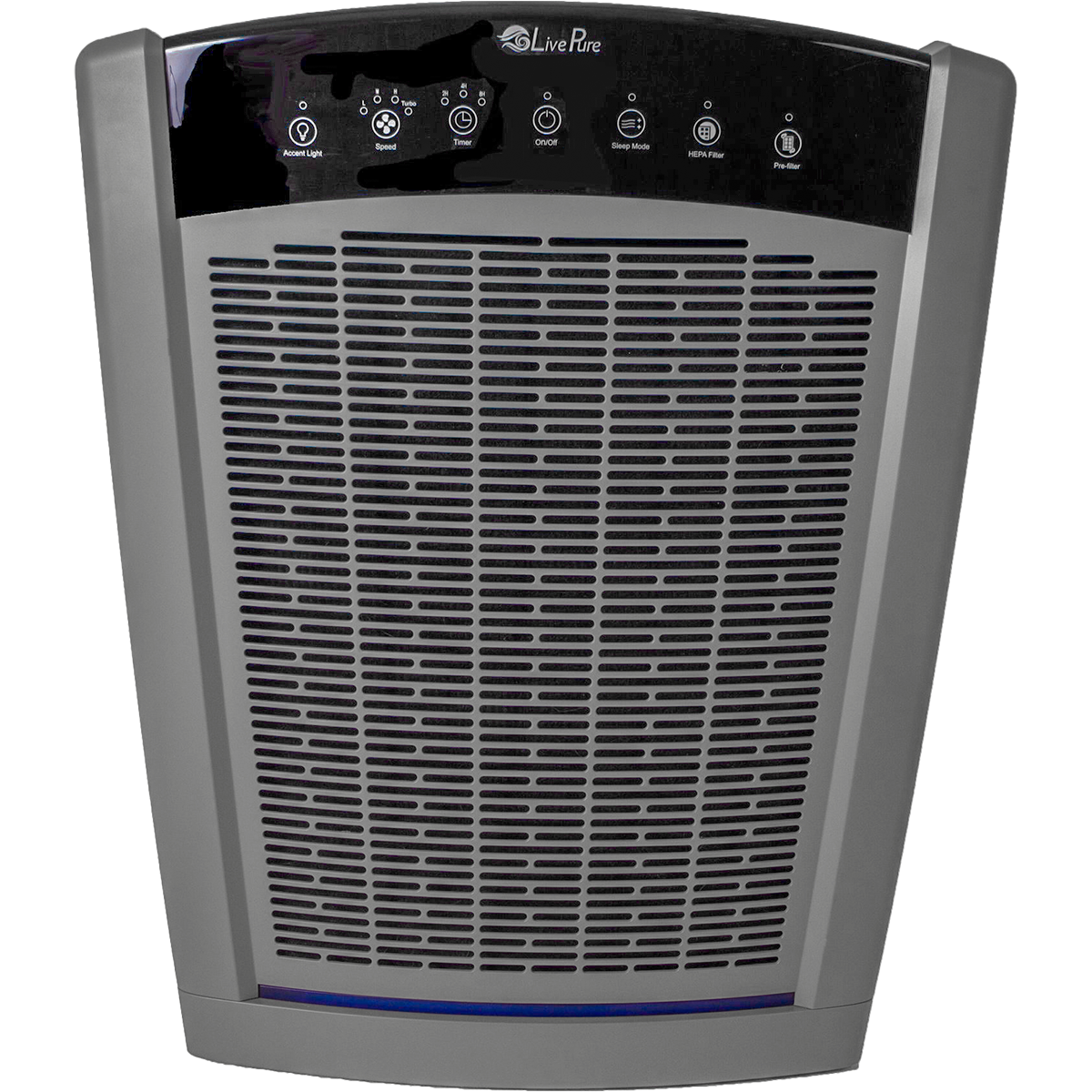 LivePure Bali HEPA Air Purifiers Gray