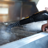 McCulloch Canister Steam System (MC1375) - Cleaning Stove top Grill