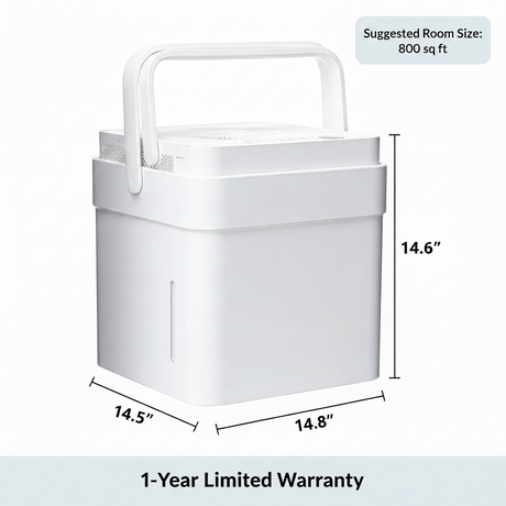 Midea Energy Star Cube Dehumidifier - Angle