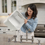 Midea 35 Pint Cube Dehumidifier - Emptying Bucket
