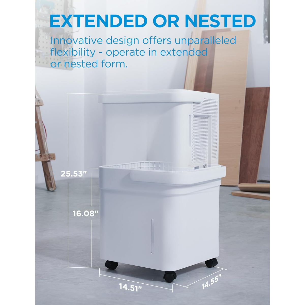 Midea 35 Pint Pint Energy Star Cube Dehumidifier - Infographic 3