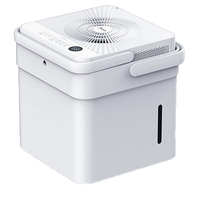 Midea 35 Pint Cube Dehumidifier - Angle