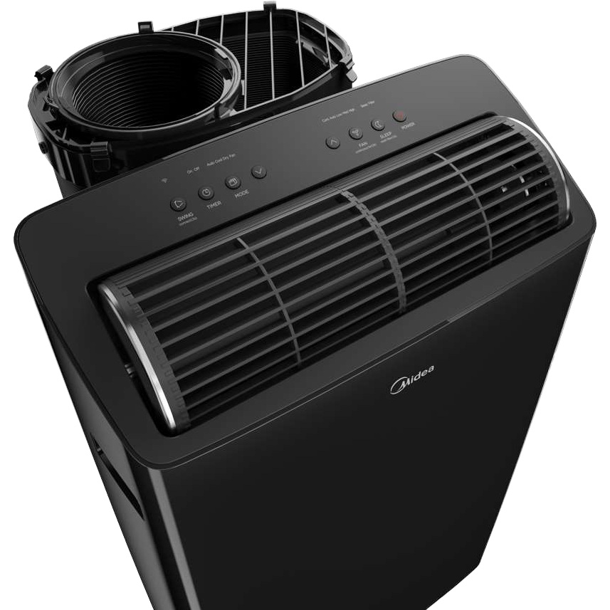 Midea 10,000 BTU SACC Duo Inverter Wi-Fi Enabled Portable Air Conditioner - Top View