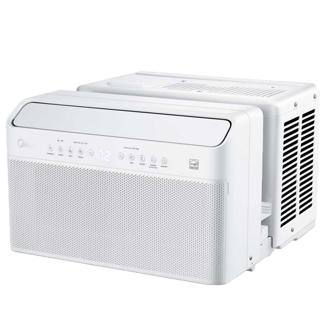 Midea 10,000 BTU U-Shaped Wi-Fi Enabled Window Air Conditioner - Left View
