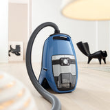 Miele Blizzard CX1 Turbo Team Bagless Canister Vacuum - Standing on End