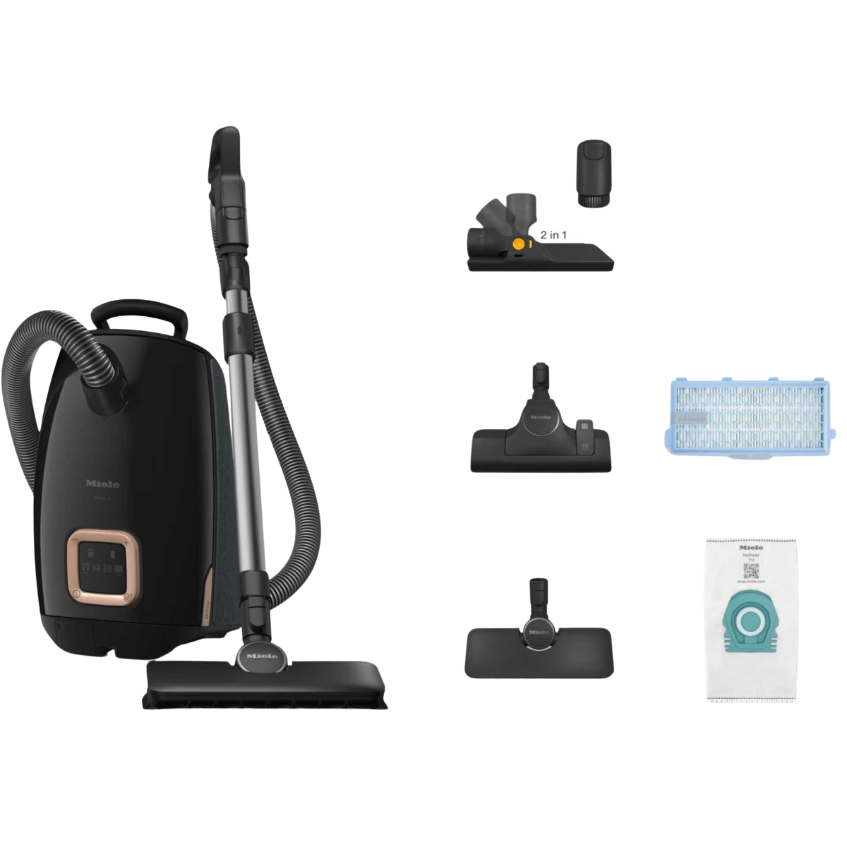 Miele Guard L1 All Floor Canister Vacuum Cleaner - Attachments