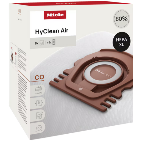 Miele HyClean CO Allergy XL Vacuum Bags with GN-HA50 8 Pack - Main