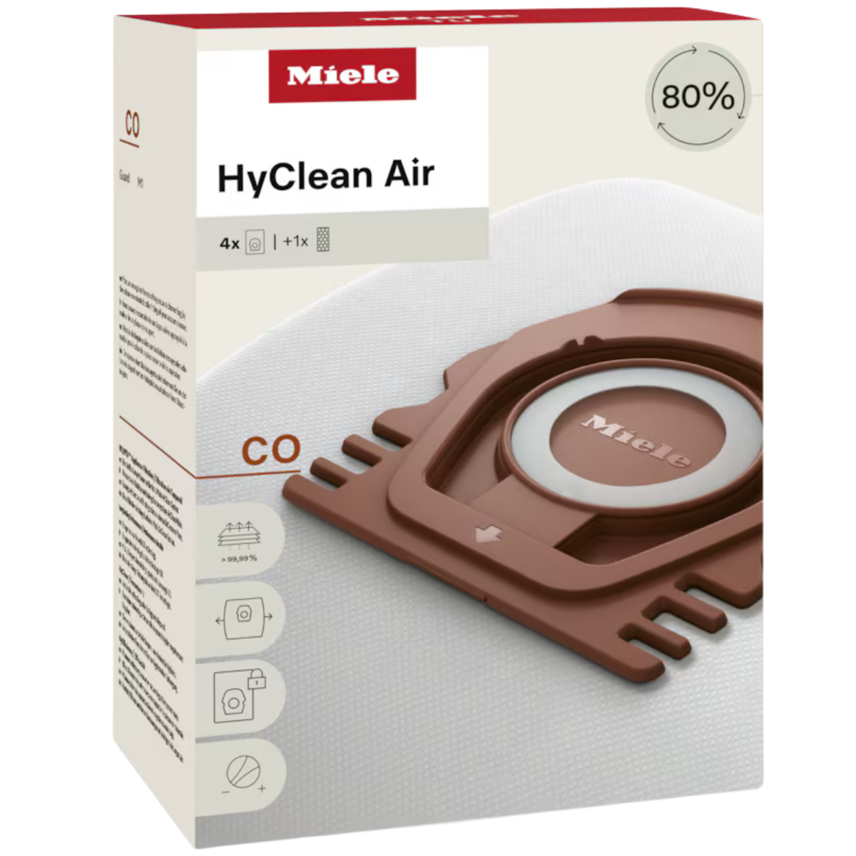 Miele HyClean CO Vacuum Bags 4-Pack – Sylvane