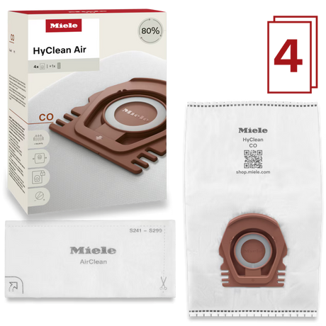 Miele HyClean CO Vacuum Bags 4 Pack - Set