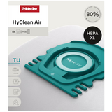Miele HyClean TU Allergy XL Vacuum Bags with GN-HA50 8 Pack - Front
