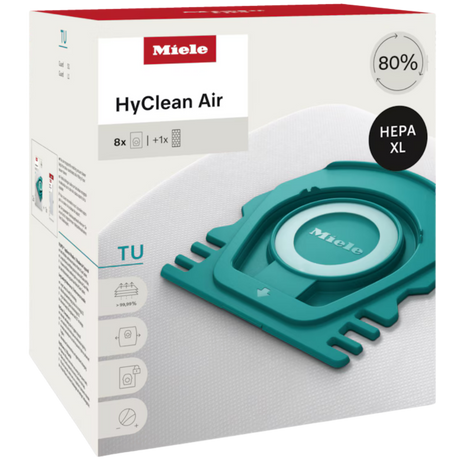 Miele HyClean TU Allergy XL Vacuum Bags with GN-HA50 8 Pack - Main