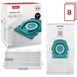 Miele HyClean TU Allergy XL Vacuum Bags with GN-HA50 8 Pack - Set