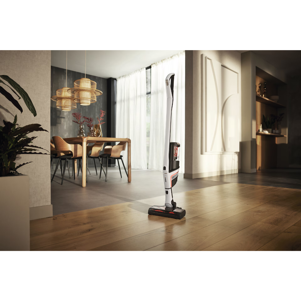 Miele TriFlex HX1 Facelift Cordless Stick Vacuum Lotus White - Lifestyle