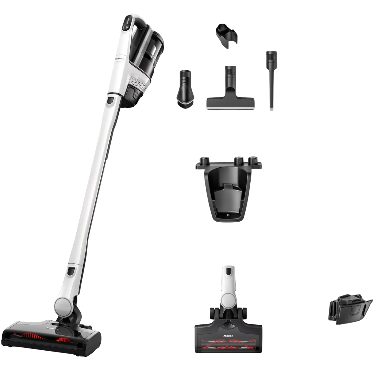 Miele Triflex HX3 Brillant White Cordless Stick Vacuum - w/ Accessories