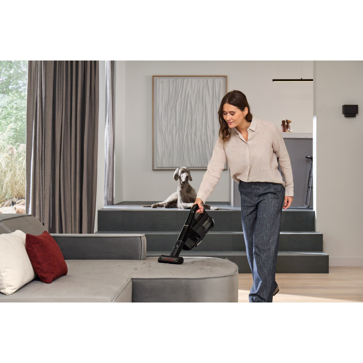 Miele Triflex HX3 Cat & Dog Cordless Stick Vacuum - Lifestyle 1