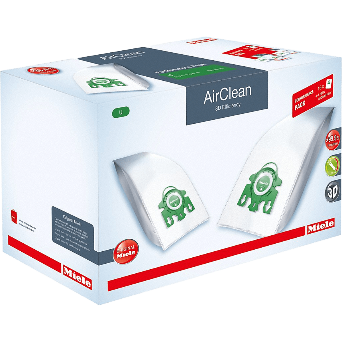 Miele U Performance Pack + HA30 HEPA Filter