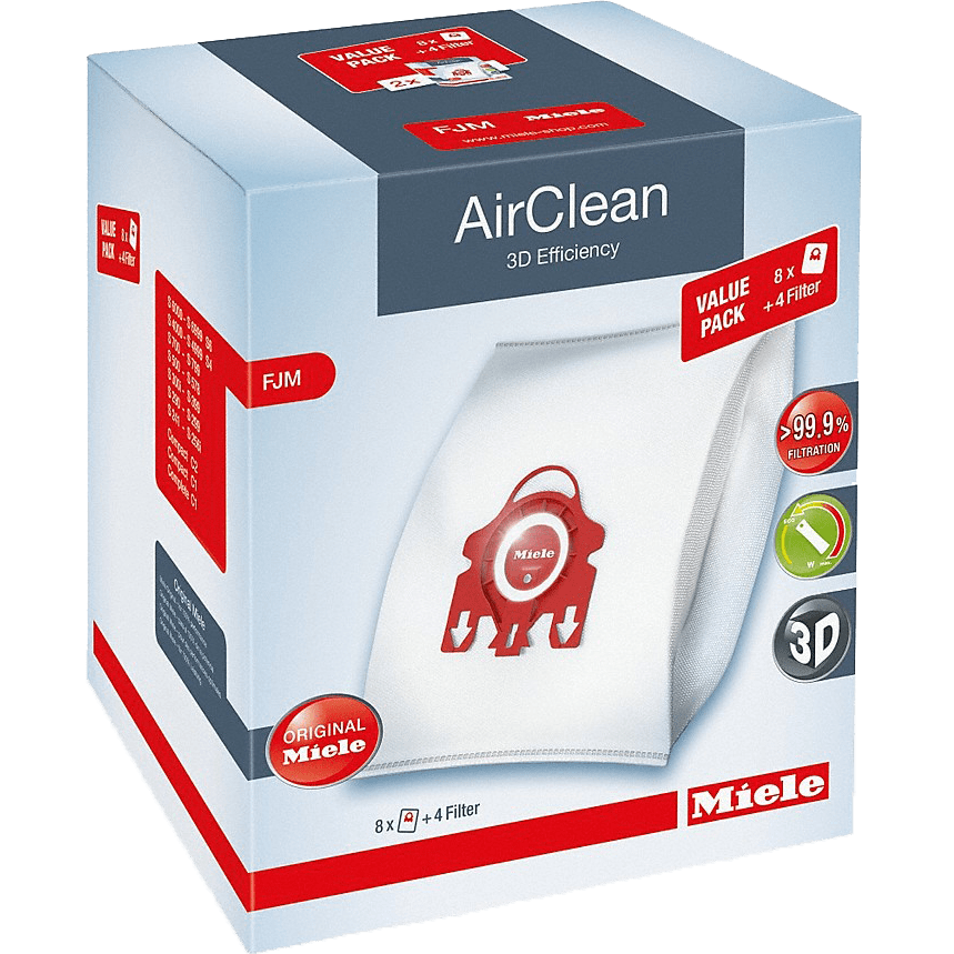 Miele XL-Pack AirClean 3D Efficiency FJM Dust Bags (10455190)