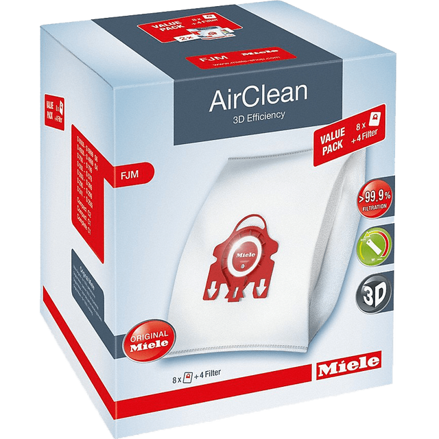 Miele XL-Pack AirClean 3D Efficiency FJM Dust Bags (10455190)