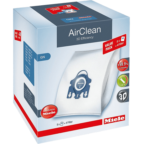 Miele XL-Pack AirClean 3D Efficiency GN Dust Bags (10455150)