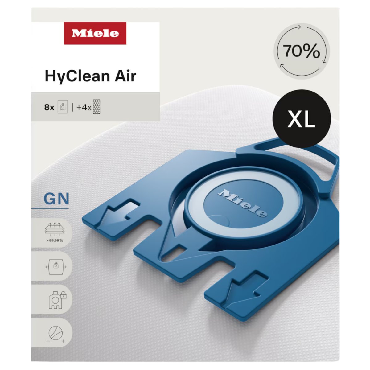 Miele XL-Pack HyClean Air GN Dustbags - Main