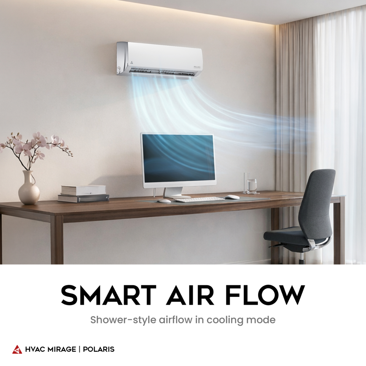 Mirage Polaris Series Ductless Mini Split Heat Pump - Infographic 3