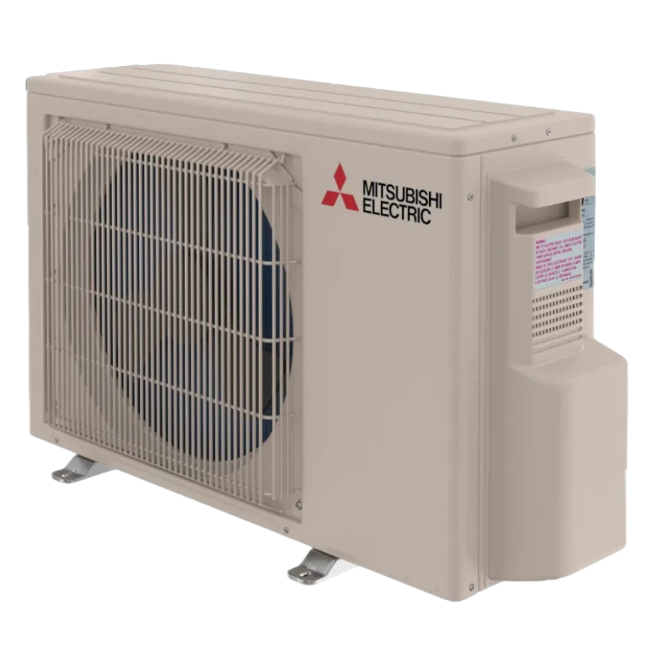Mitsubishi HX Series 9000 BTU Ductless Mini Split Outdoor Unit - Angle 2