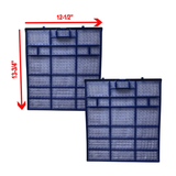 Mitsubishi Nano Platinum Mini Split Filters - Diagram