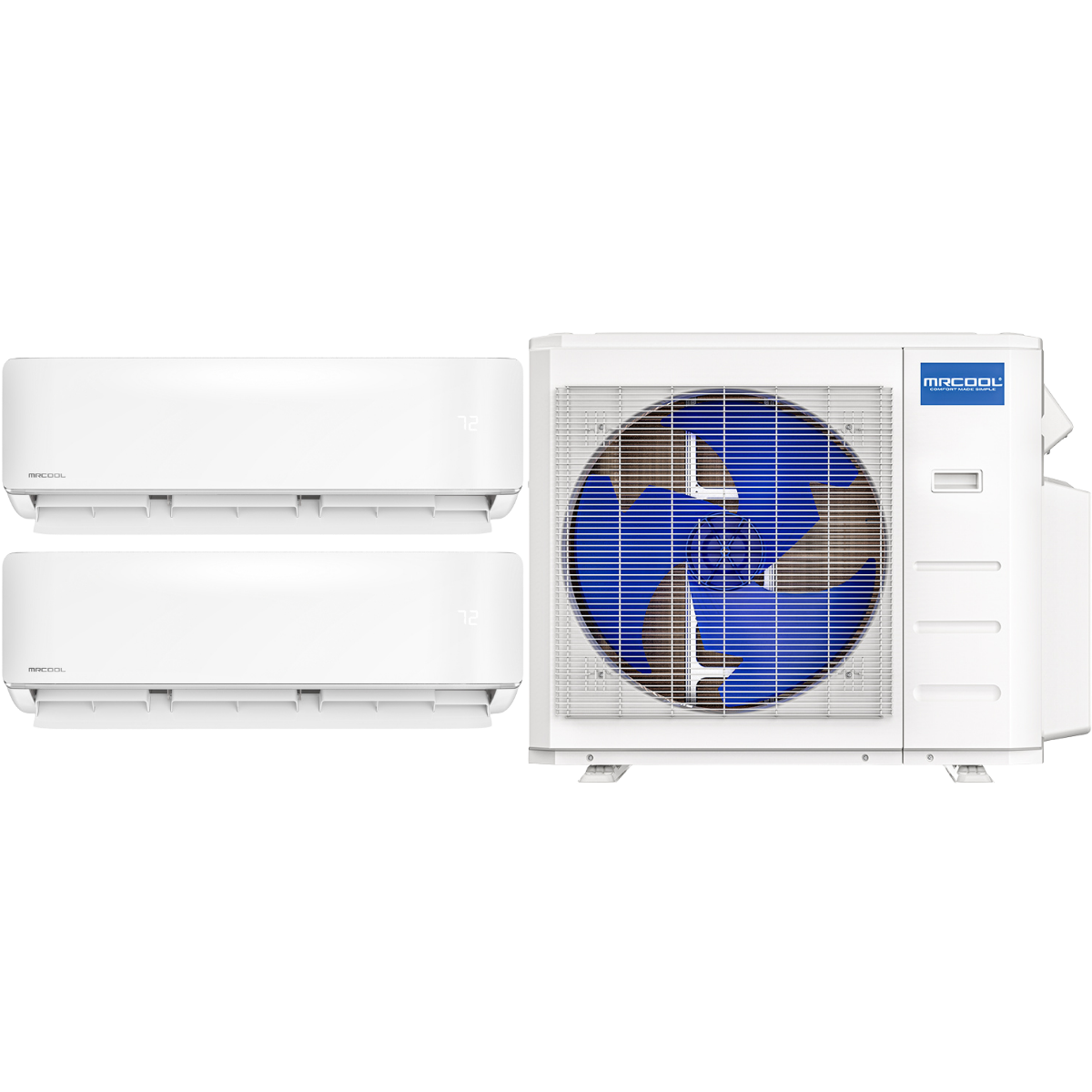 MRCOOL DIY 5th Gen 27,000 BTU Dual Zone Mini Split 12k+12k - Main