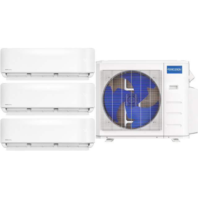 MRCOOL DIY 5th Gen 27,000 BTU Tri-Zone Mini Split 9k + 9k+ 9k - Main