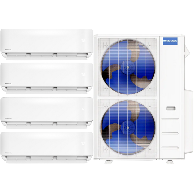 MRCOOL DIY 5th Gen 48,000 BTU Quad-Zone Mini Split 12k +12k + 12k +12k - Main