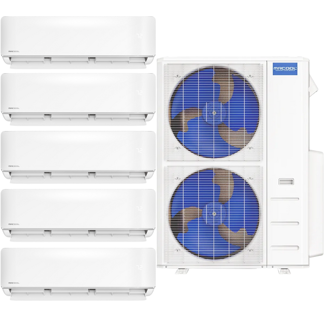 MRCOOL DIY 5th Gen 48,000 BTU Five Zone Mini Split 9k + 9k + 9k + 9k + 9k - Main