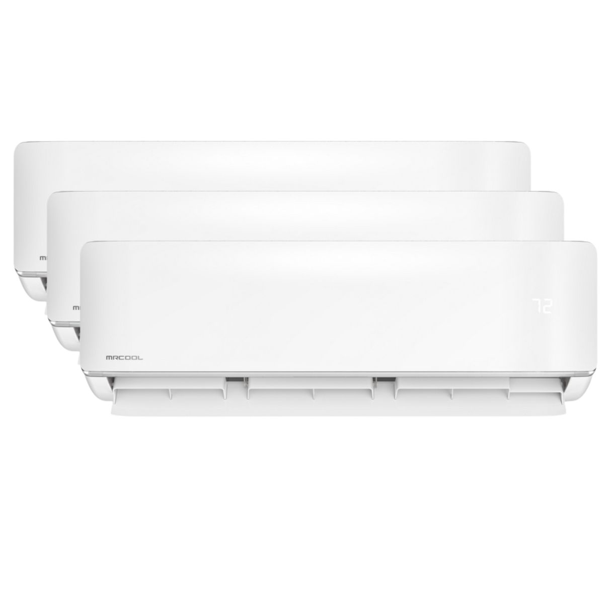 Mrcool Diy 5Th Gen Multi Zone Mini Split Air Handler Front3Units