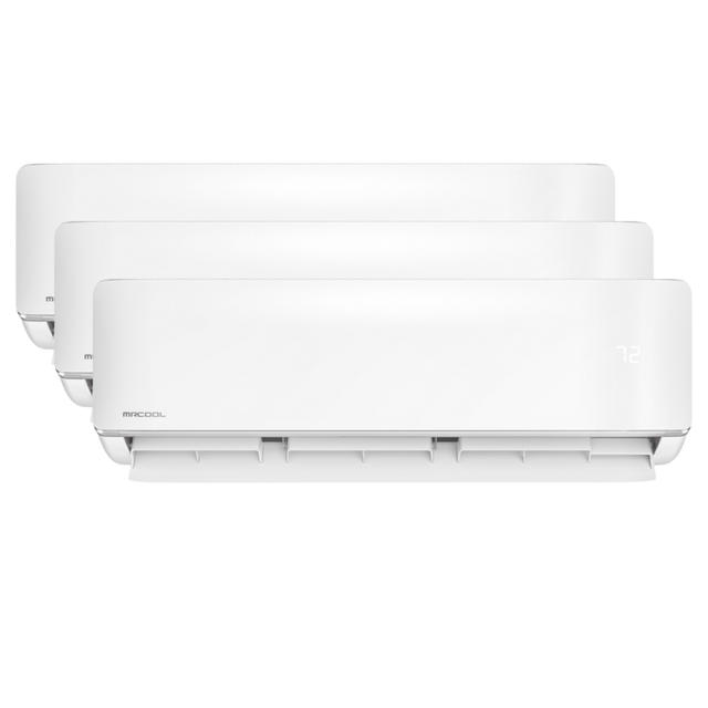 Mrcool Diy 5Th Gen Multi Zone Mini Split Air Handler Front3Units