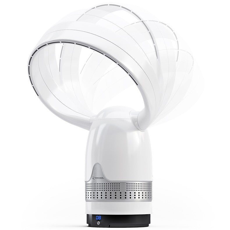 MRCOOL MRBREEZE Bladeless Circle Fan and Air Purifier - Silver Adjustable  Head in 120 degree Arc