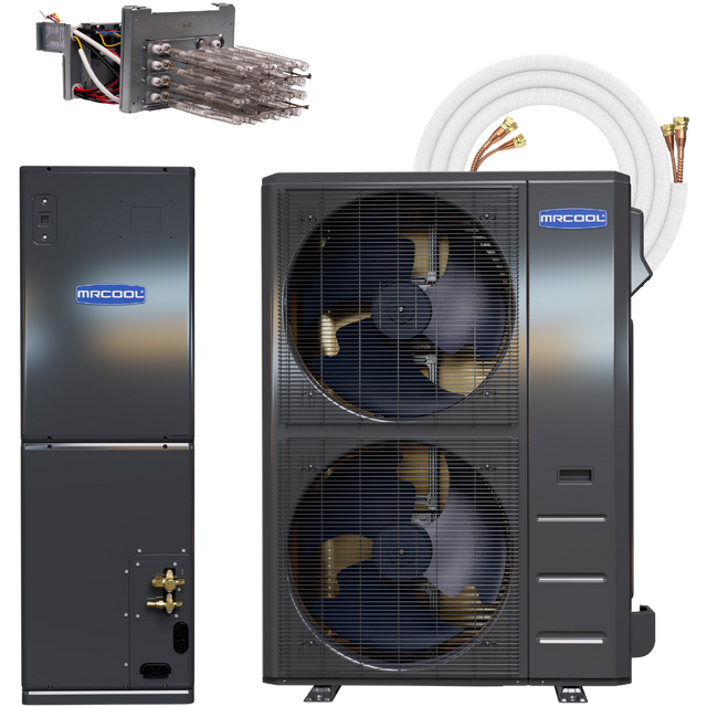MRCOOL Universal Series 5 Ton Central Heat Pump Split System - w/ Line Set & Auxiliary Heat