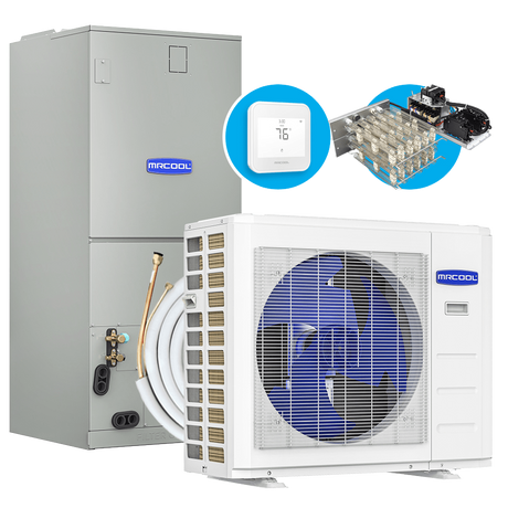 MRCOOL VersaPro Central Split System - w/ Line Set & Heat