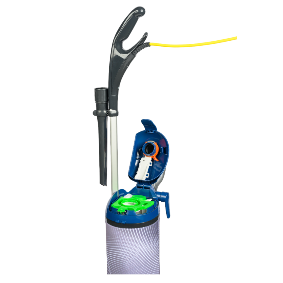NaceCare 12 inch Dual Motor Upright Commercial Vacuum - Dust Bag Housing