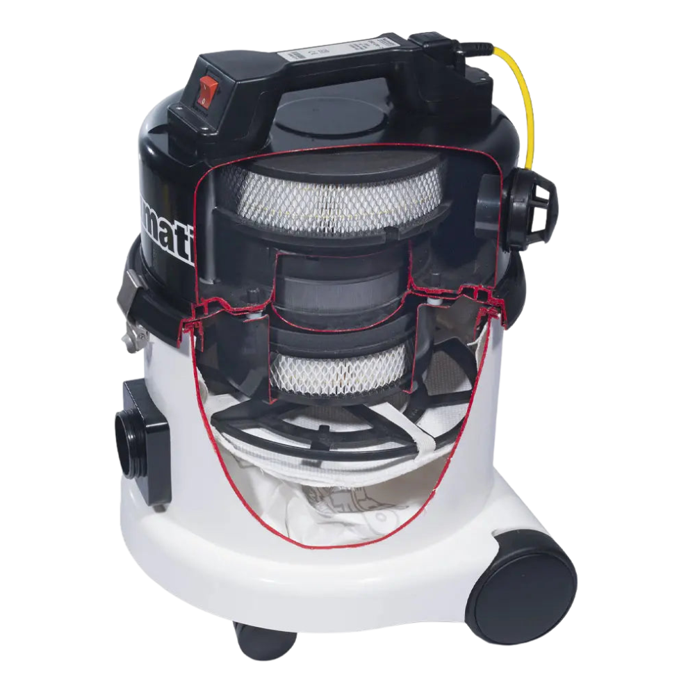 NaceCare Clean Room CRQ 370 Industrial Vacuum - Inside