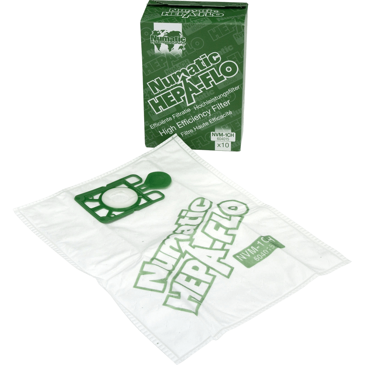 NaceCare HEPA Flo filter bags for NBV 240/290 10-Pack
