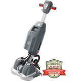 NaceCare Ultra-Compact Battery Operated Floor Scrubber - main with award