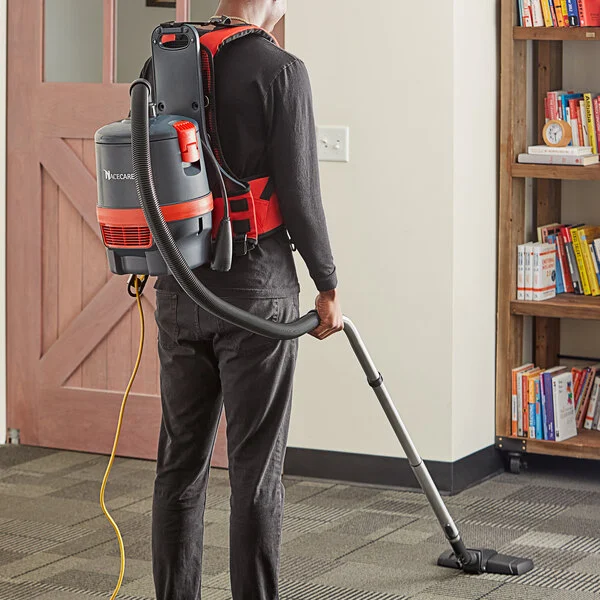 NaceCare RSV150H Electric HEPA Backpack Vacuum - Lifestyle 2