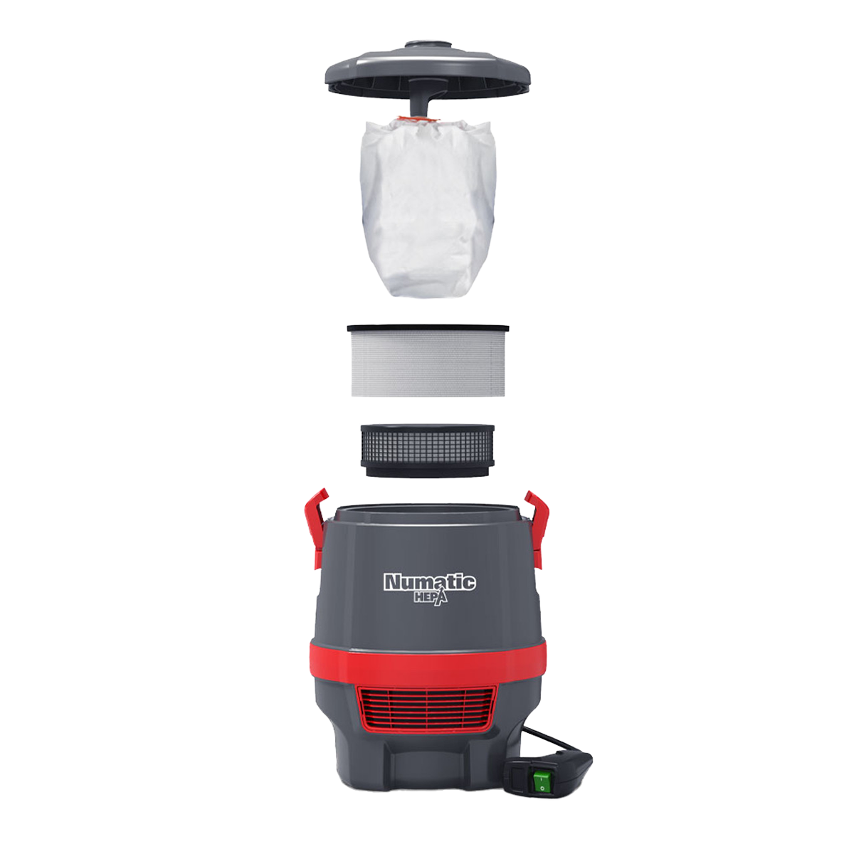 NaceCare RSV150H Electric HEPA Backpack Vacuum - Parts