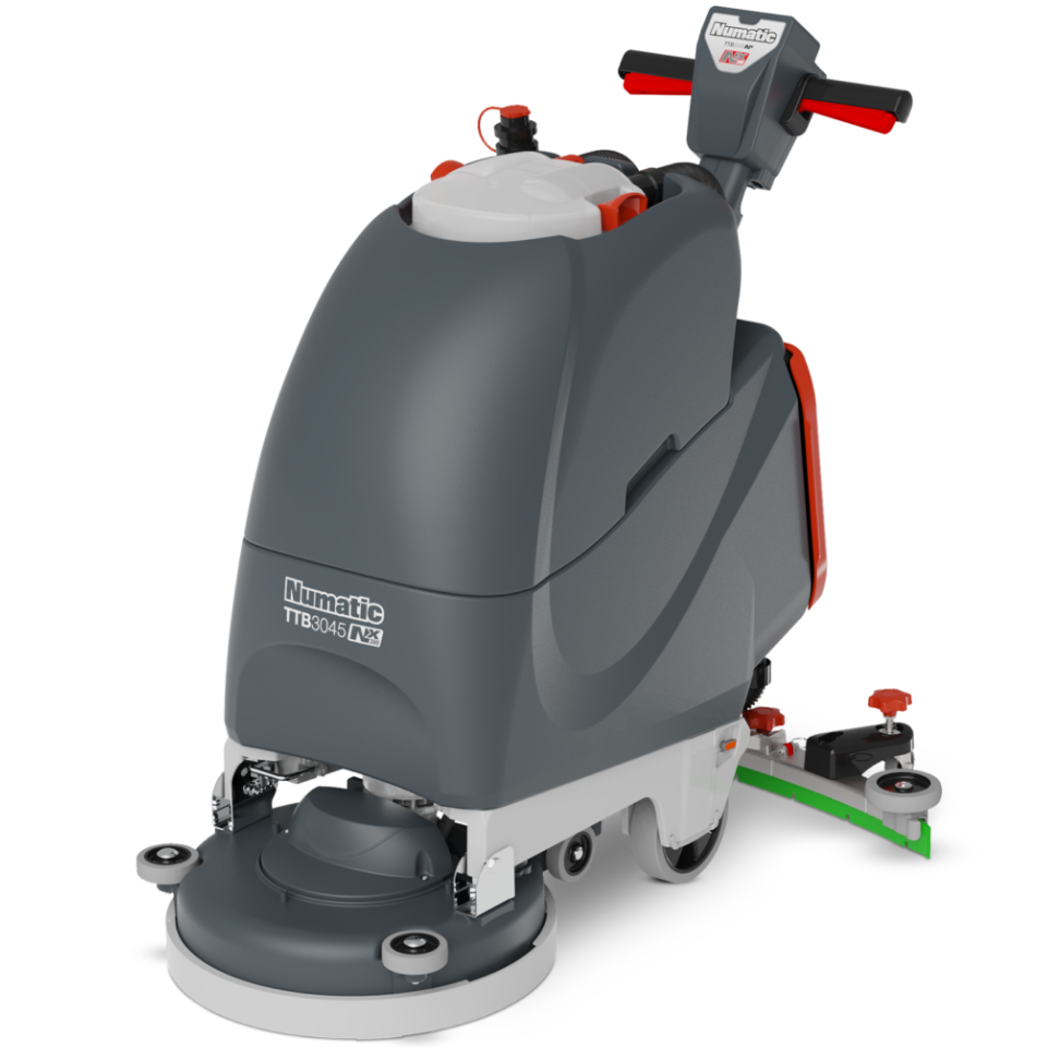 NaceCare TGB 817NX 17" Battery Walk Behind Floor Scrubber - Angle 1