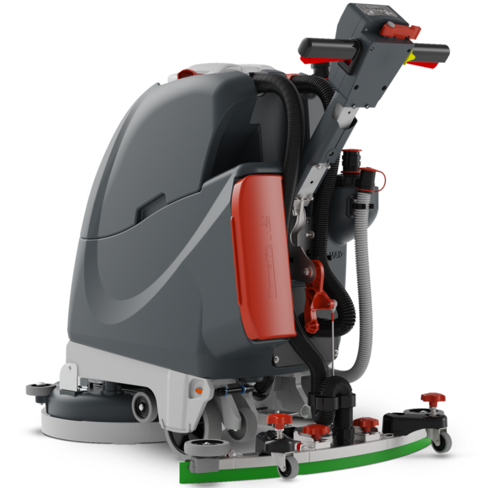 NaceCare TGB 817NX 17" Battery Walk Behind Floor Scrubber - Angle 2