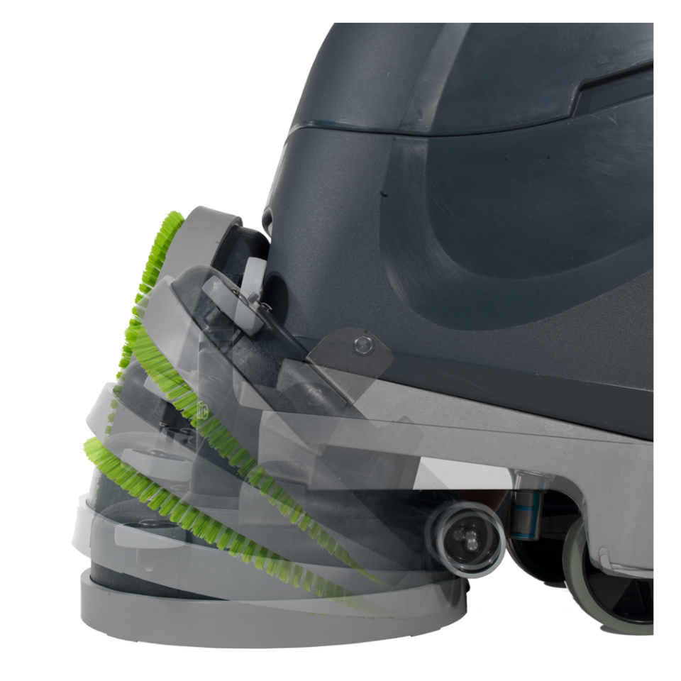 NaceCare TGB 817NX 17" Battery Walk Behind Floor Scrubber - Flip Head