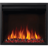 Napoleon Cineview Electric Fireplace Insert - Red Flame and Glass